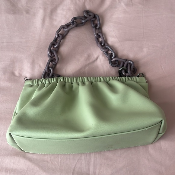 Samo Ondoh Vegan Leather Bag with Purple Strap - Picture 3 of 4